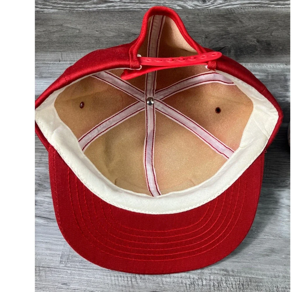 Vintage Swingster Case International Harvester Red Trucker Hat Snapback USA Made